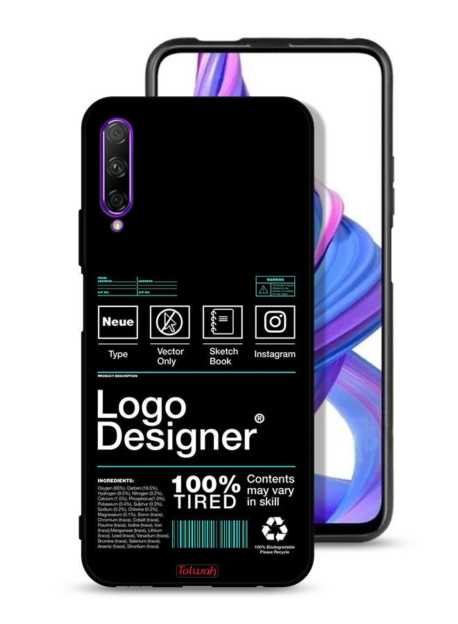 Tolwak Honor 9X Pro Protective Case Cover Logo Designer Sticker - Image 1