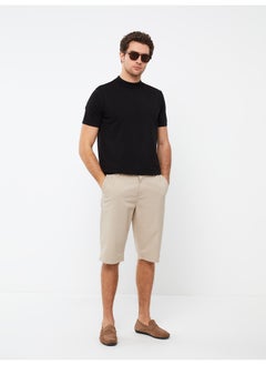 Comfort Fit Gabardine Men's Bermuda Shorts