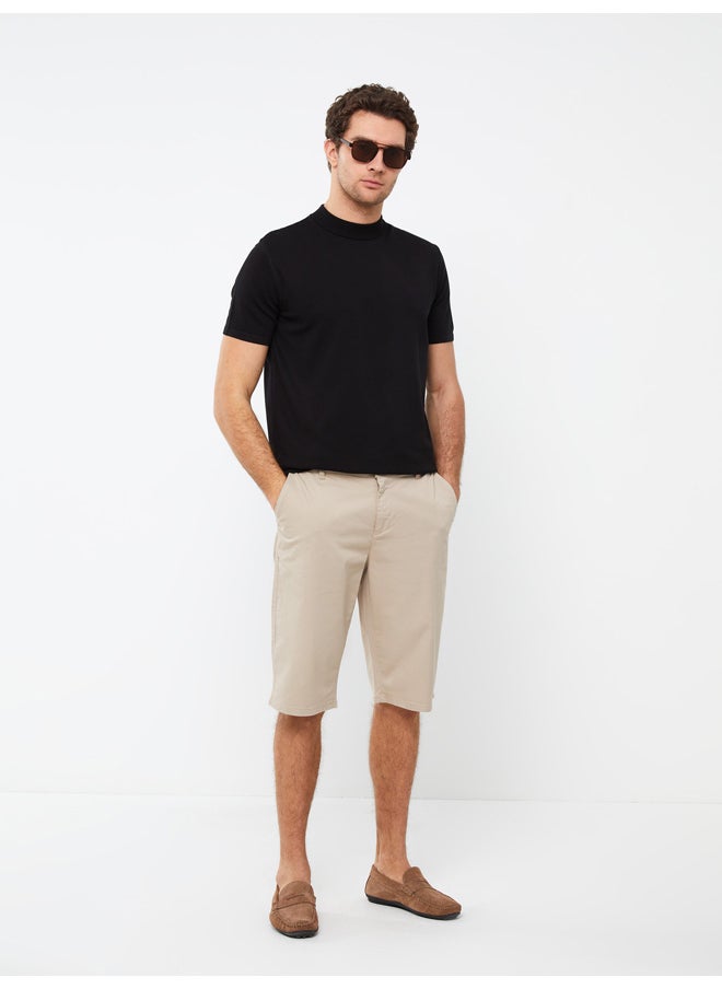 LC WAIKIKI - Comfort Fit Gabardine Men's Bermuda Shorts - Image 1