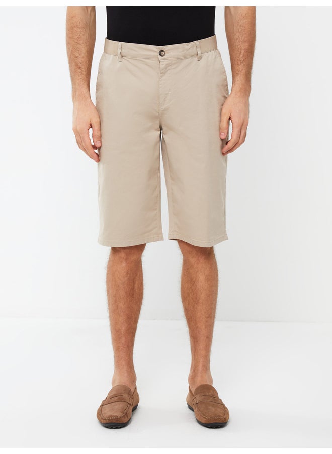 LC WAIKIKI - Comfort Fit Gabardine Men's Bermuda Shorts - Image 1