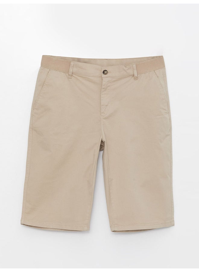 LC WAIKIKI - Comfort Fit Gabardine Men's Bermuda Shorts - Image 1