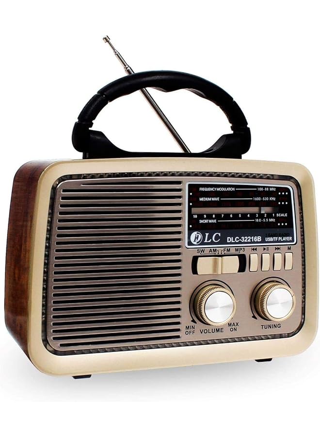 Generic Dlc Bluetooth Portable Radio 32216B Multicolour  - Image 1