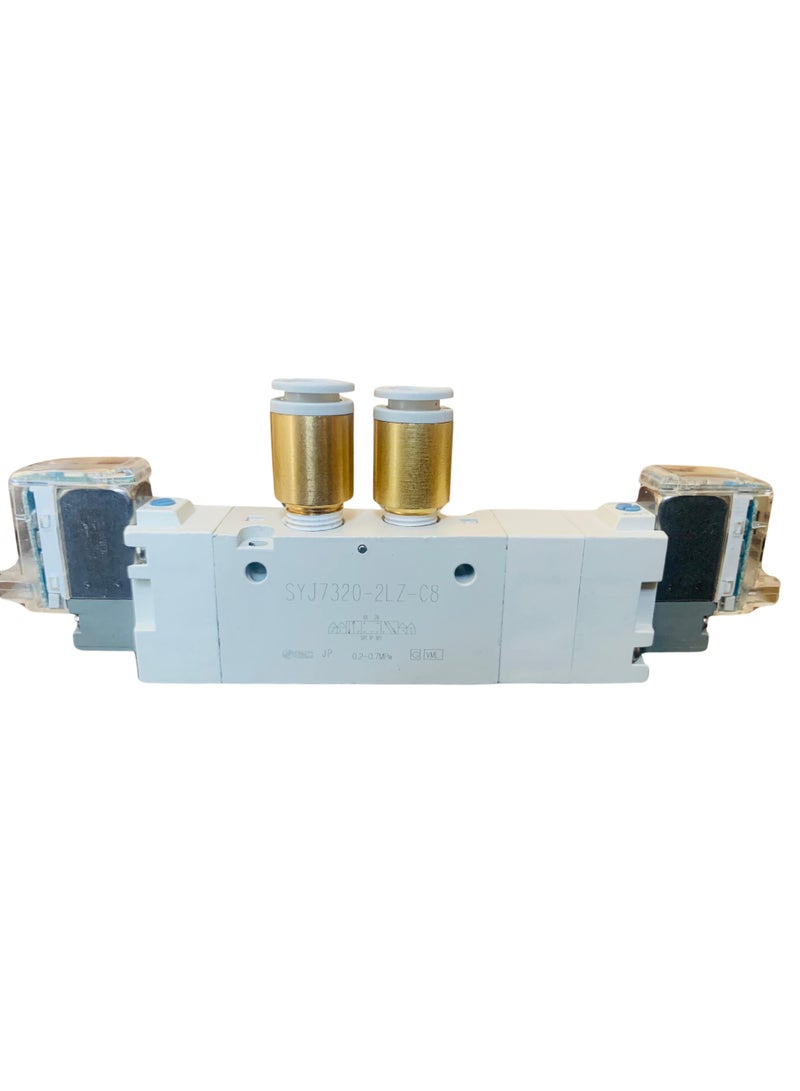 SMC Solenoid 5/3 Valve SYJ7320-2LZ-C8 - Image 3