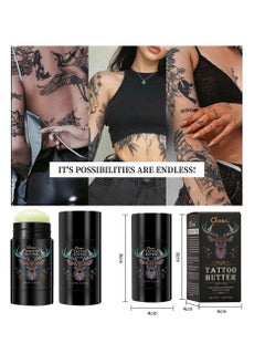 OCHEAL 2 PCS Tattoo Aftercare Butter Balm,Tattoo Balm for Old & New Tattoo Moisturizer Healing Brightener for Color Enhance, Natural Organic Tattoo Cream, Daily Tattoo Care Moisturizer  - Image 5