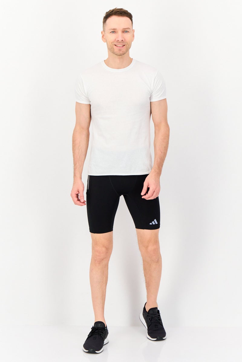 Adidas Men Sportswear Fit Running Shorts, Black - Image 4