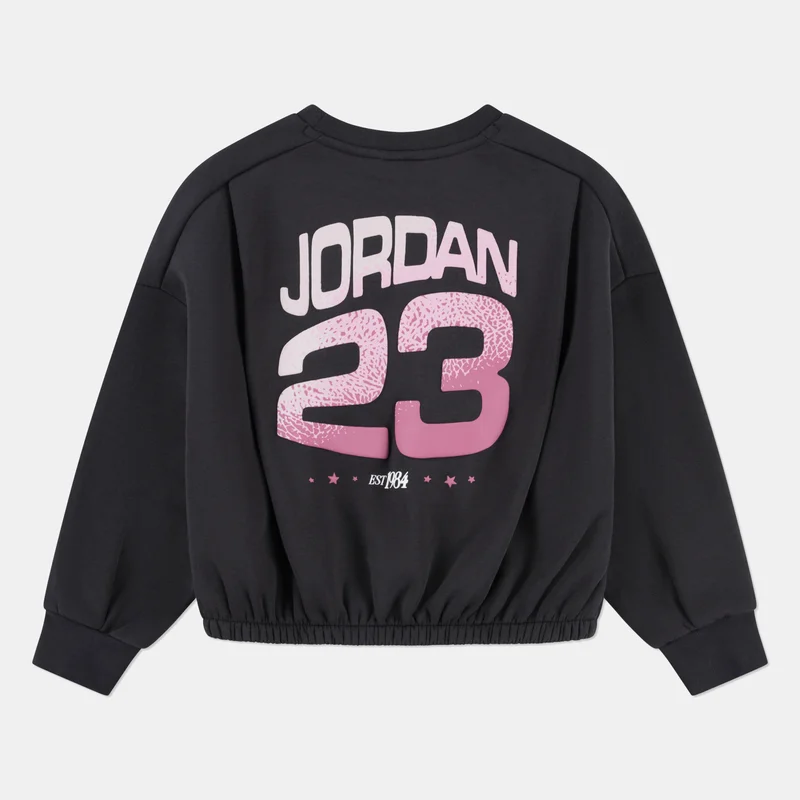 جوردن Kids' Jumpman Club Pleated Fleece Sweatshirt