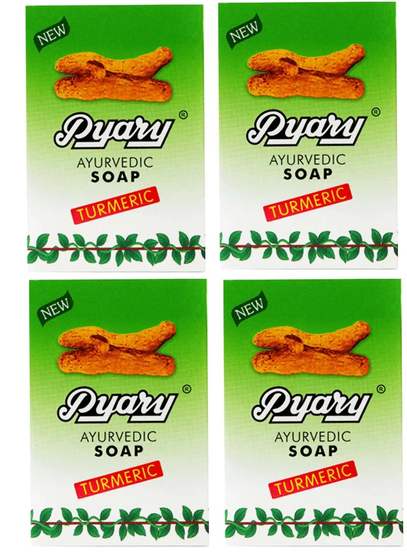 Pyary soap Turmeric - 75 gm -4 piece - Image 1