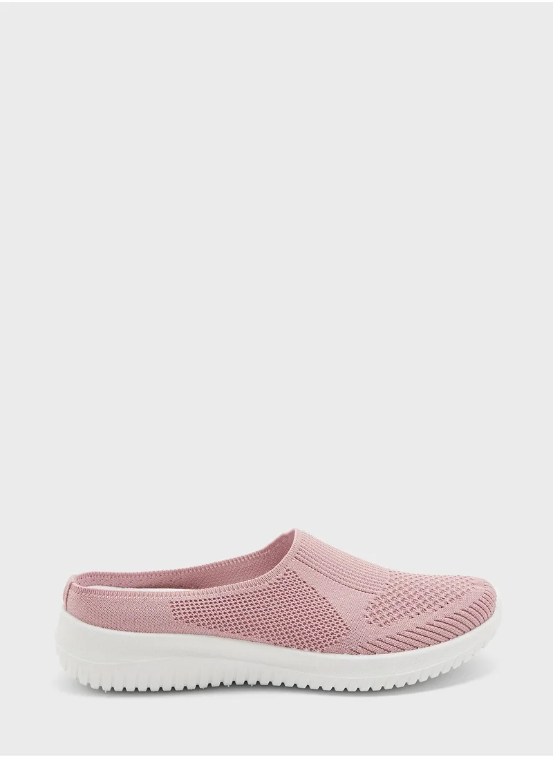 جينجر Breathable Knit Comfort Slip On Shoe