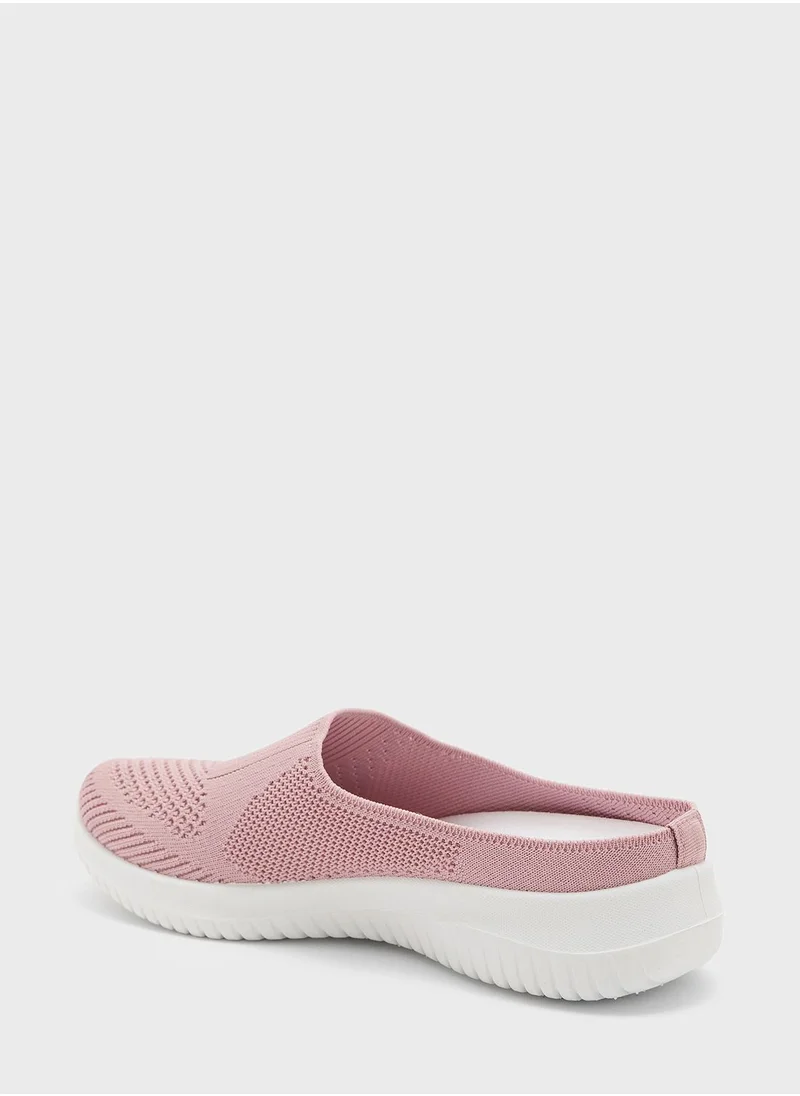 جينجر Breathable Knit Comfort Slip On Shoe