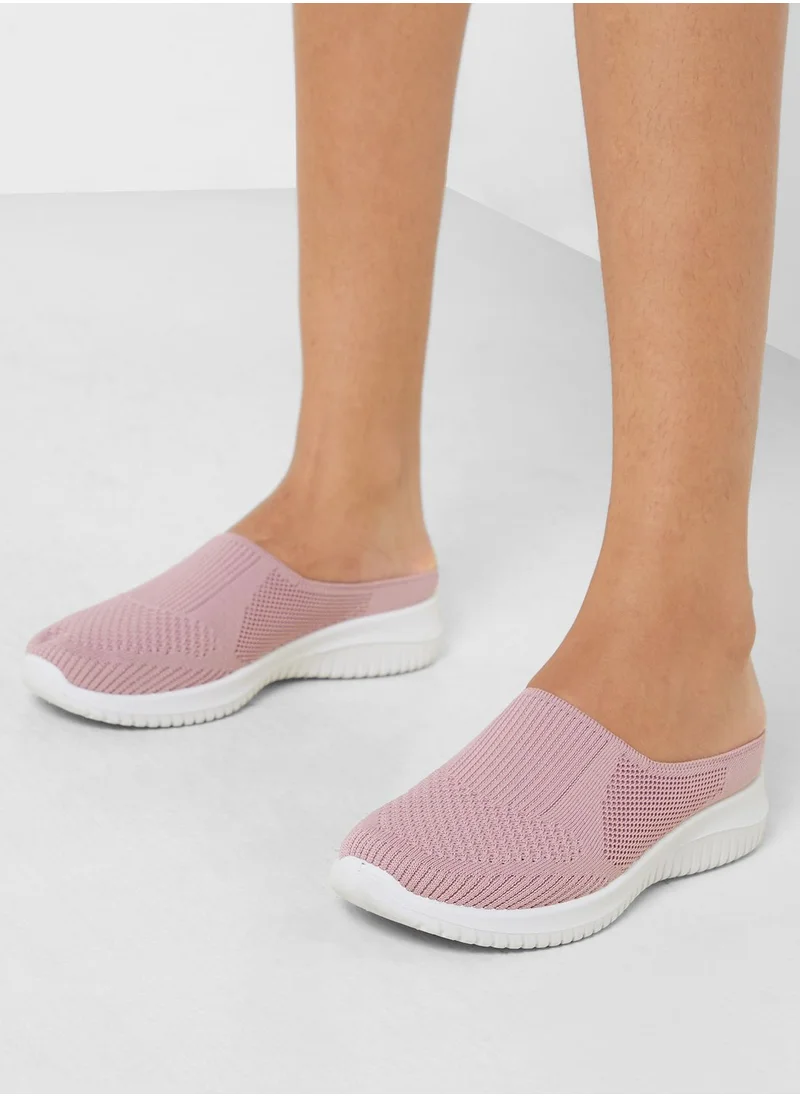 جينجر Breathable Knit Comfort Slip On Shoe