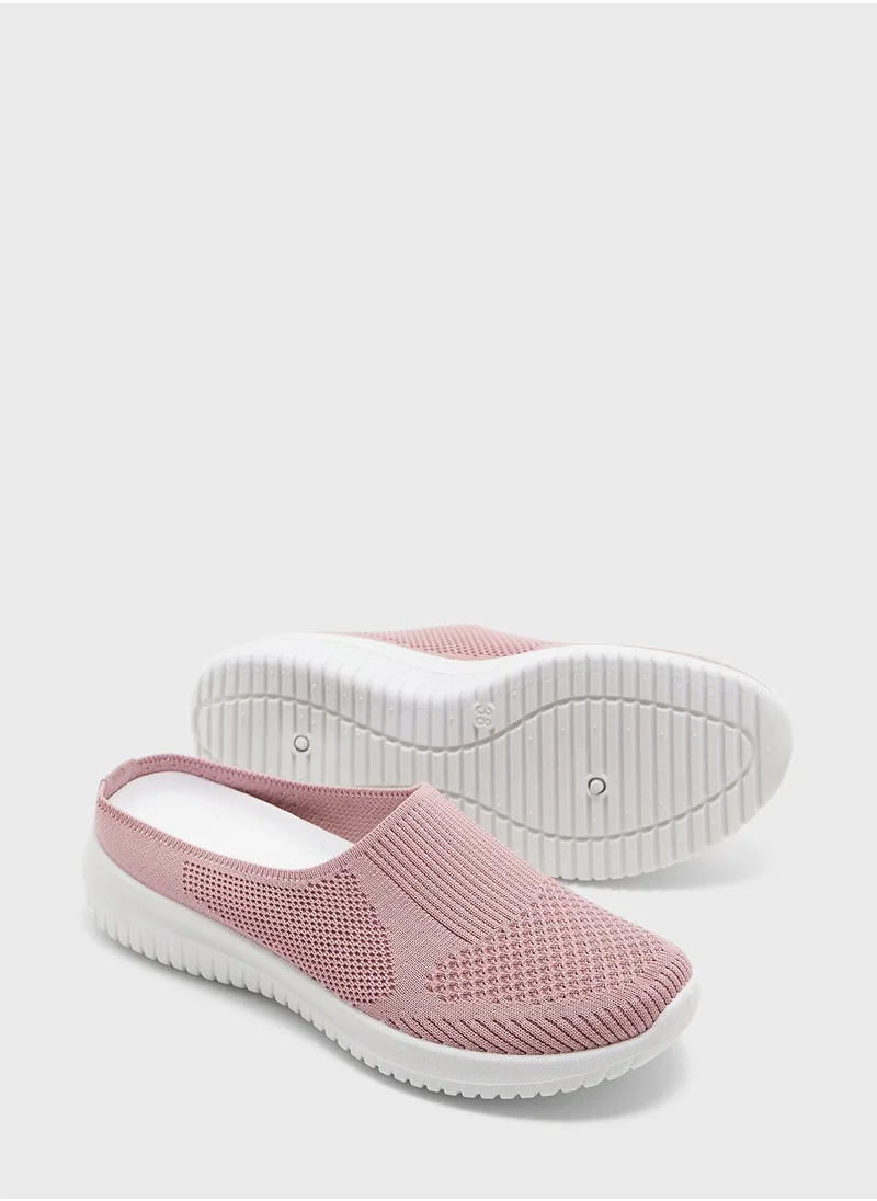 جينجر Breathable Knit Comfort Slip On Shoe