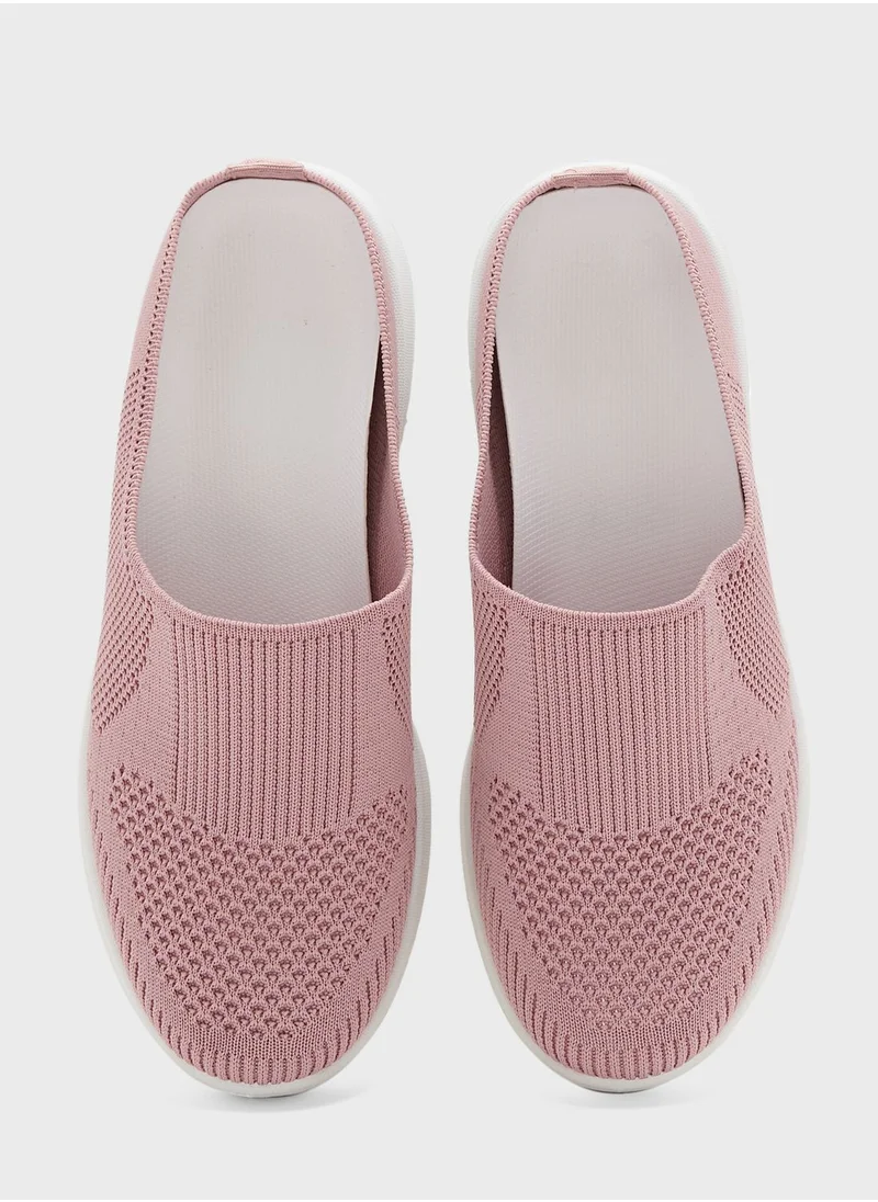جينجر Breathable Knit Comfort Slip On Shoe