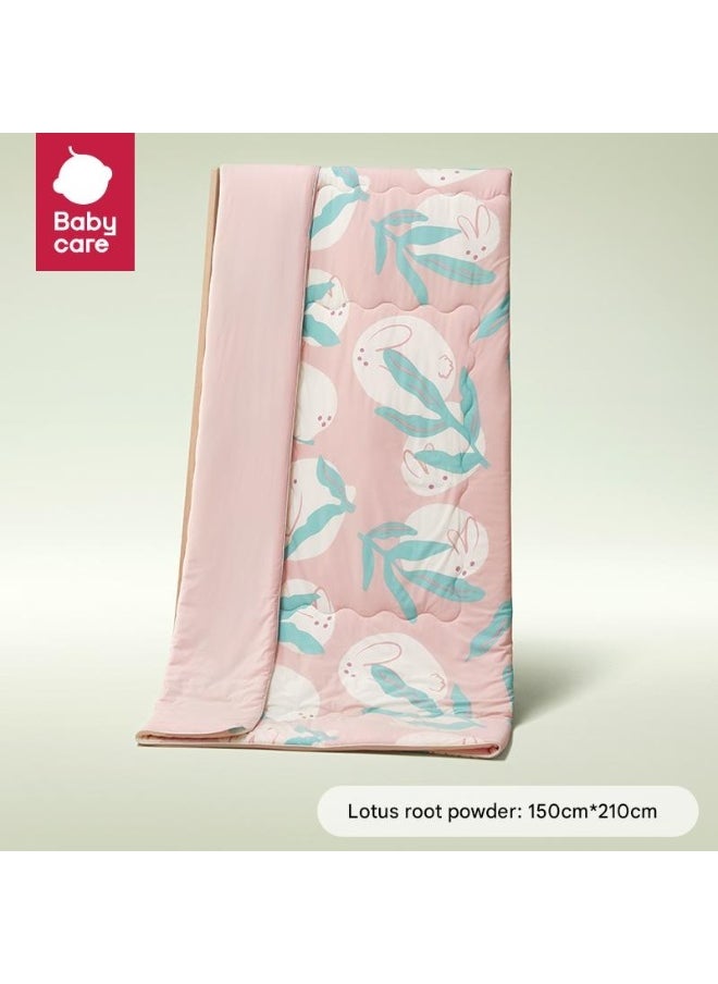 Babycare Babycare - Soft Plant Blanket Quilt 120 x 150 cm - Pink  - Image 2