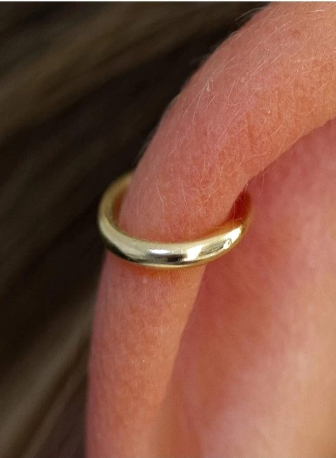 RENU CREATION House Of Common Gold-Plated, Rhodium Plated Brass, Metal, Alloy, Stone Nose Ring Gold - Image 3