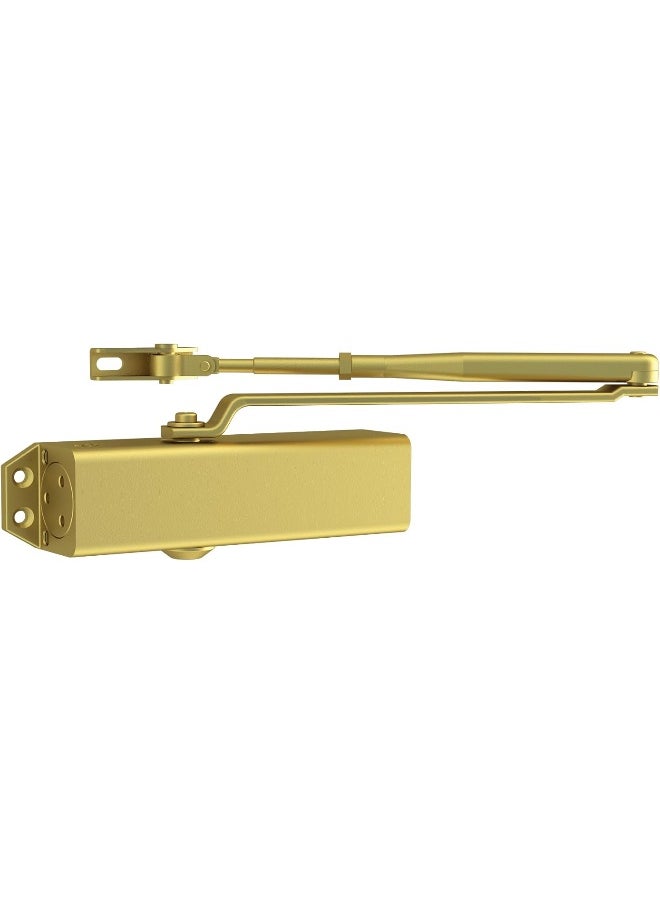 Yale Yale 722 Pro Door Closer For up to 1100mm width and 80Kg door weight, 500,000 cycles tested, Adjustable Latching Speed, Fire rated, Gold  - Image 1