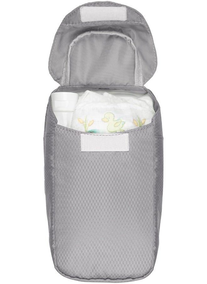 OXO Oxo Tot On-The-Go Wipes Dispenser With Diaper Pouch, Gray  - Image 4