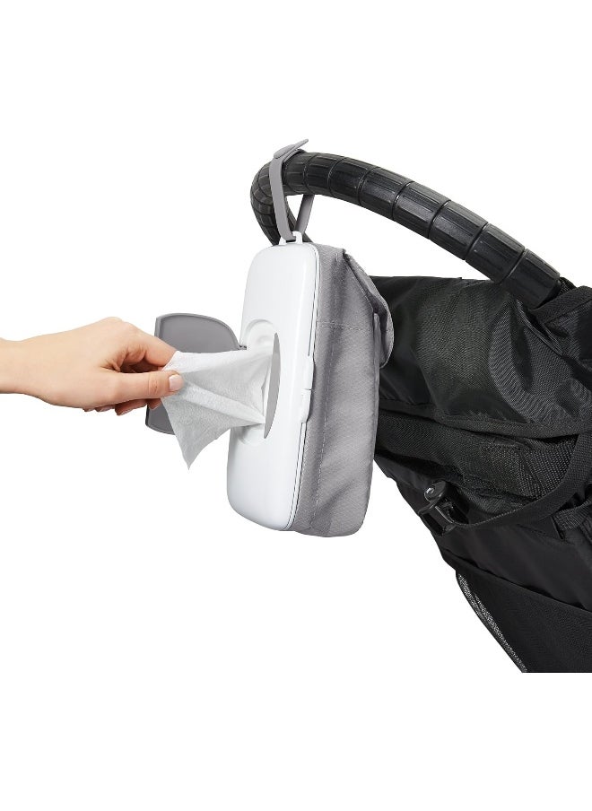 Oxo Tot On-The-Go Wipes Dispenser With Diaper Pouch, Gray