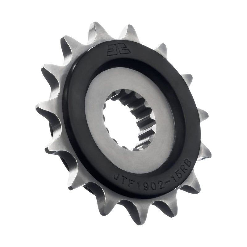 JT Sprockets JTF190215RB 15 Tooth Rubber Cushioned Front Countershaft Sprocket Single
