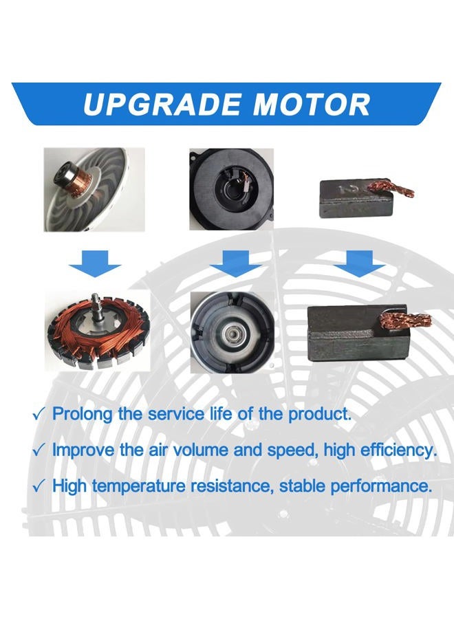 CTOCH 12 Inch Electric Radiator Cooling Big Fans Push Pull Universal Slim Fan 12V Mount Kit 1750 CFM Black - Image 5