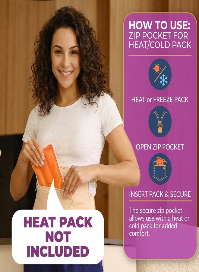 BELMAK Castor Oil Pack Wrap for Stomach, 100% Organic Cotton Inner Layer, Leak-Proof Design, Castor Oil Compress Wrap Reusable Castor Oil Pack Wrap for Women - Image 5
