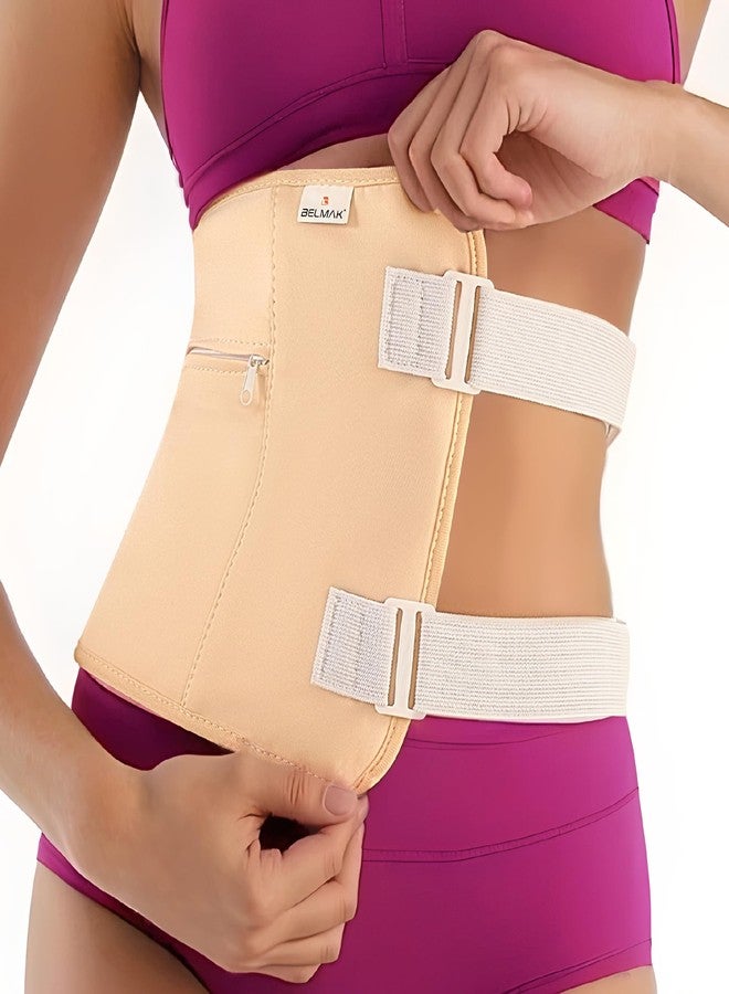 BELMAK Castor Oil Pack Wrap for Stomach, 100% Organic Cotton Inner Layer, Leak-Proof Design, Castor Oil Compress Wrap Reusable Castor Oil Pack Wrap for Women - Image 1