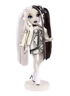RAINBOW HIGH Rainbow High Shadow S1 Heather Grayson | 11" Fashion Doll | Grayscale Outfits & Accessories  - Image 2