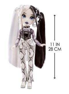 RAINBOW HIGH Rainbow High Shadow S1 Heather Grayson | 11" Fashion Doll | Grayscale Outfits & Accessories  - Image 3