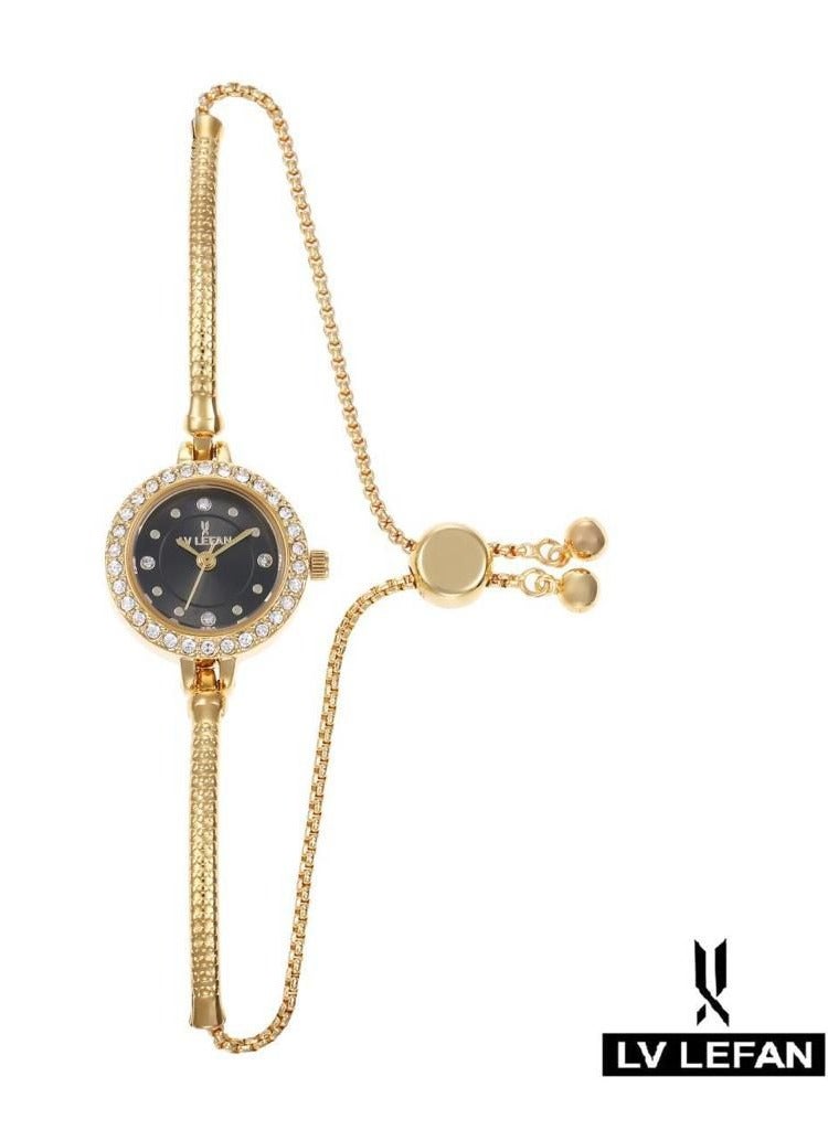 ساعه نسائيه من لف ليفان جديده وجذابه