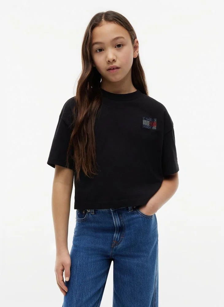 Tommy Hilfiger Rhinestone Jersey T-Shirt