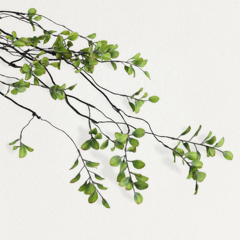 AENTGIU Faux Greenery Stems Branches for Vases, 4 Pcs Realistic Ficus Branches Fake Eucalyptus Stems, Twig-Style Fake Plants for Vase Fillers, Centerpieces, and Home Decor - Image 5
