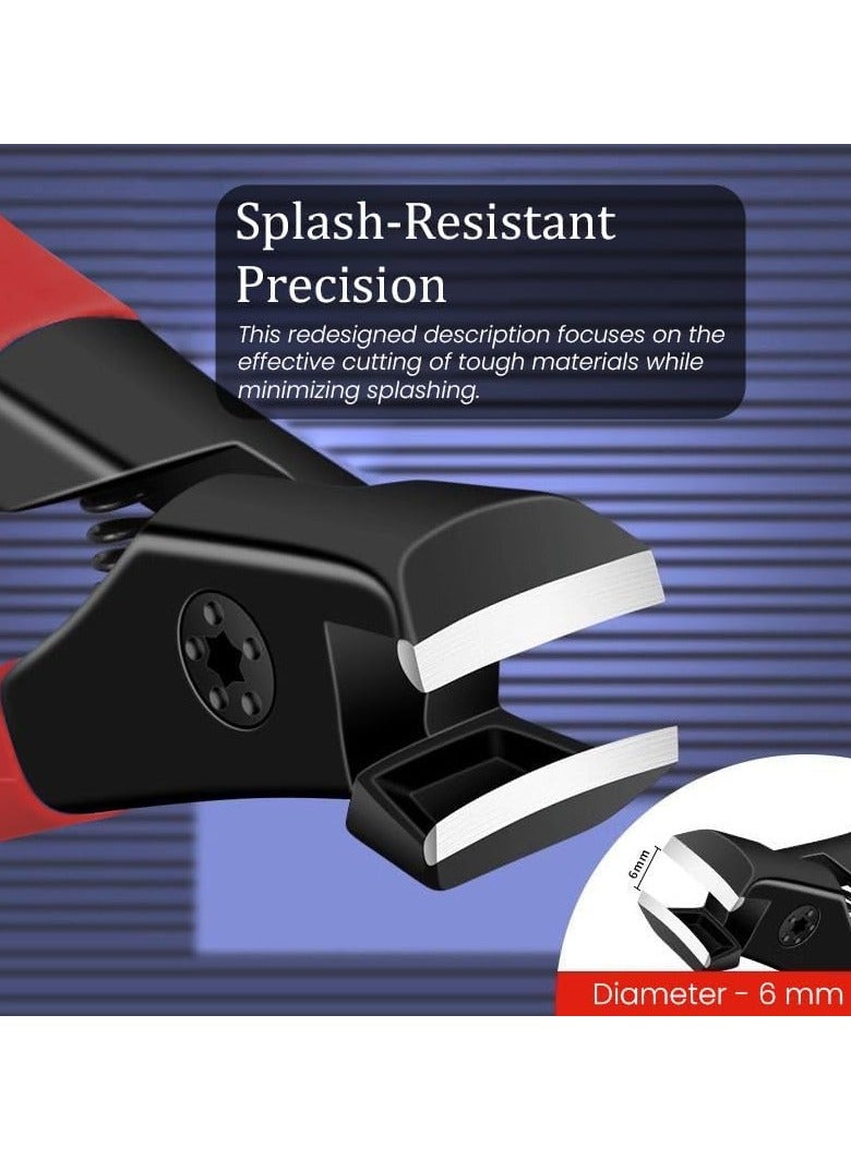 Thick Nail Clipper, Toenail Clipper with Long Handle Stainless Steel Nail Cutter for Tough Nails Thick Nails, Anti-splash Nail Clipper for Adults, Seniors, Manicure Nail Clipper (Red) - Image 3