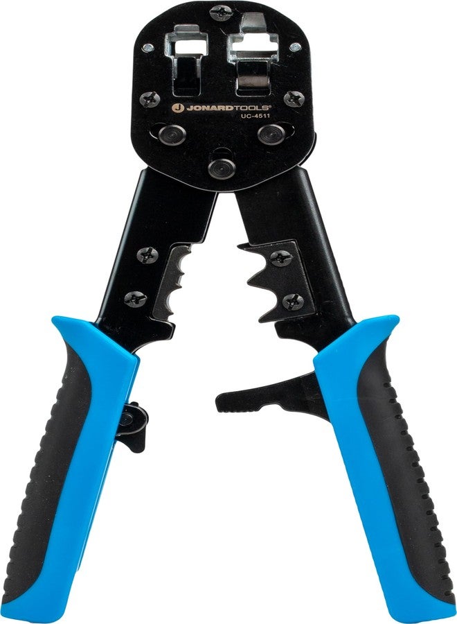 جونارد تولز مكبس UC-4511 RJ45 وRJ11/12 المعياري من Jonard Tools مع فتحات تثبيت طرفية - Image 1