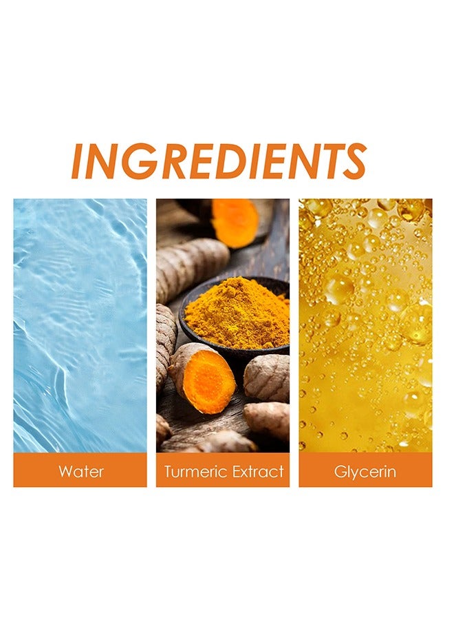 EELHOE Turmeric Clay Mask, Vitamin C & Aloe Hydrating Cleansing Blackheads, Skin lightening Care Brighten, Turmeric Clay Mask For Controlling Acne, Oil And Refining Pores, Reduce Blackheads Ance, Dark Spots - Image 5