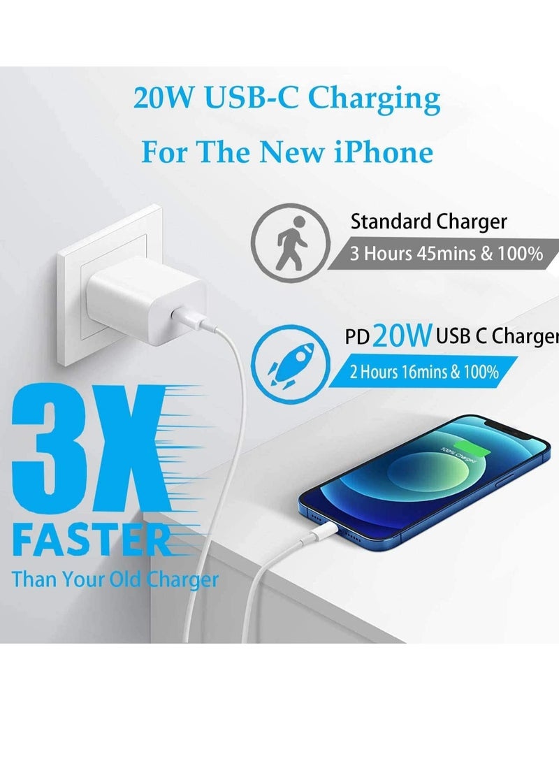 ELTRAZONE - [Apple MFi Certified] USB-C to Lightning Cable 20W, Stuffcool 2 Pack 6.6FT Power Delivery Fast Charging Data Sync Type C PD Quick Charger Compatible with iPhone 12/12 Pro/11/XS/XR/X 8/iPad - Image 1