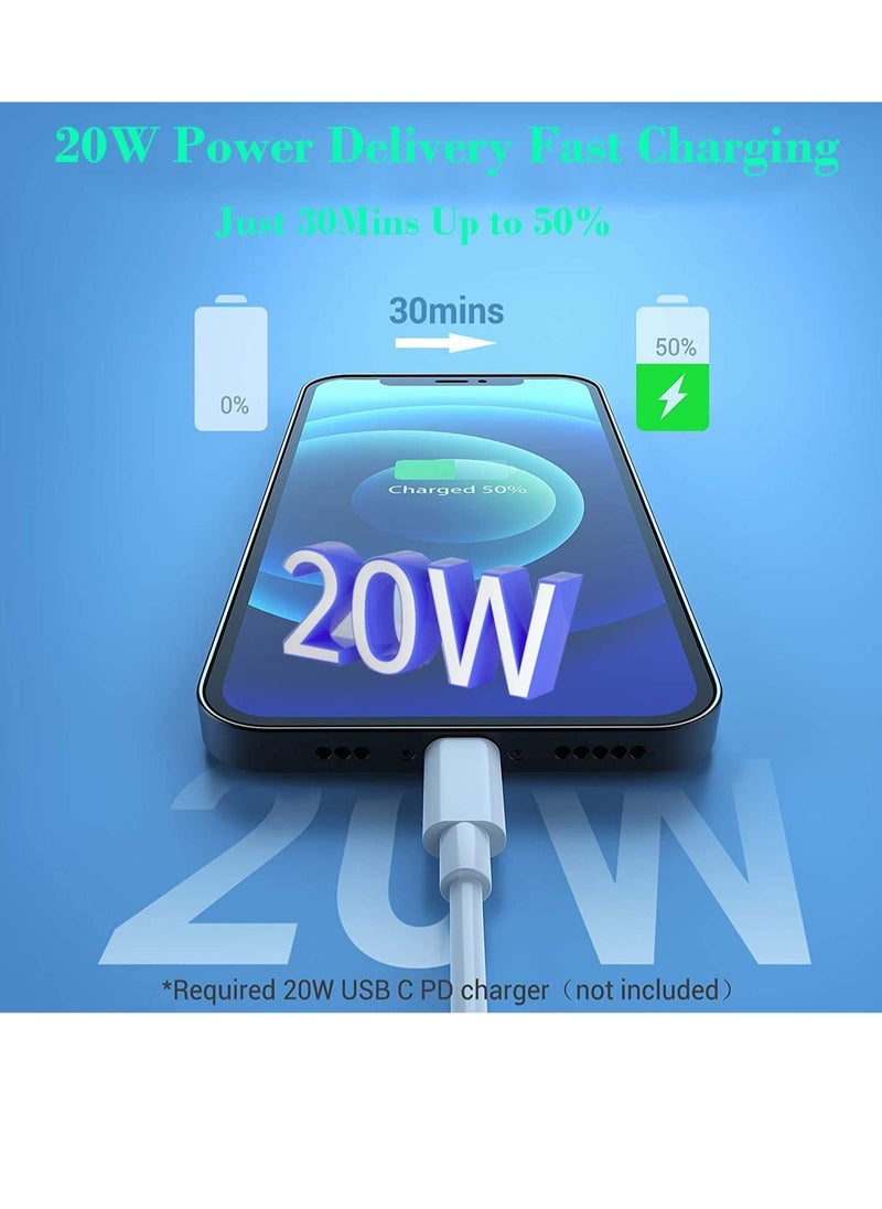 ELTRAZONE - [Apple MFi Certified] USB-C to Lightning Cable 20W, Stuffcool 2 Pack 6.6FT Power Delivery Fast Charging Data Sync Type C PD Quick Charger Compatible with iPhone 12/12 Pro/11/XS/XR/X 8/iPad - Image 1