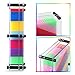 Sharkwill 3D Pin Art Intellectual Fun Toy Rainbow Plastic Pin Art Palm Board Push Pin Toy Pink 6x8Inches - Image 2