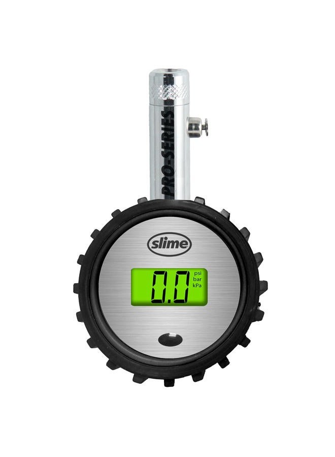 Slime 20456 Tire Pressure Gauge, Pro-Series, Mini, Digital Precision, (5-100 psi) - Image 2