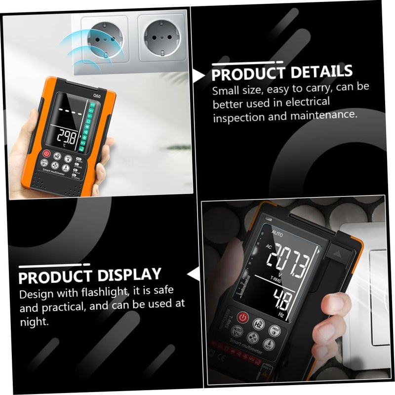 Q60 Digital Multimeter Auto-ranging True Value Ohm Volt Current Tester with Ncv Detection Diode Test Data Hold Backlight for Electrical Repair and Home Use - Image 4