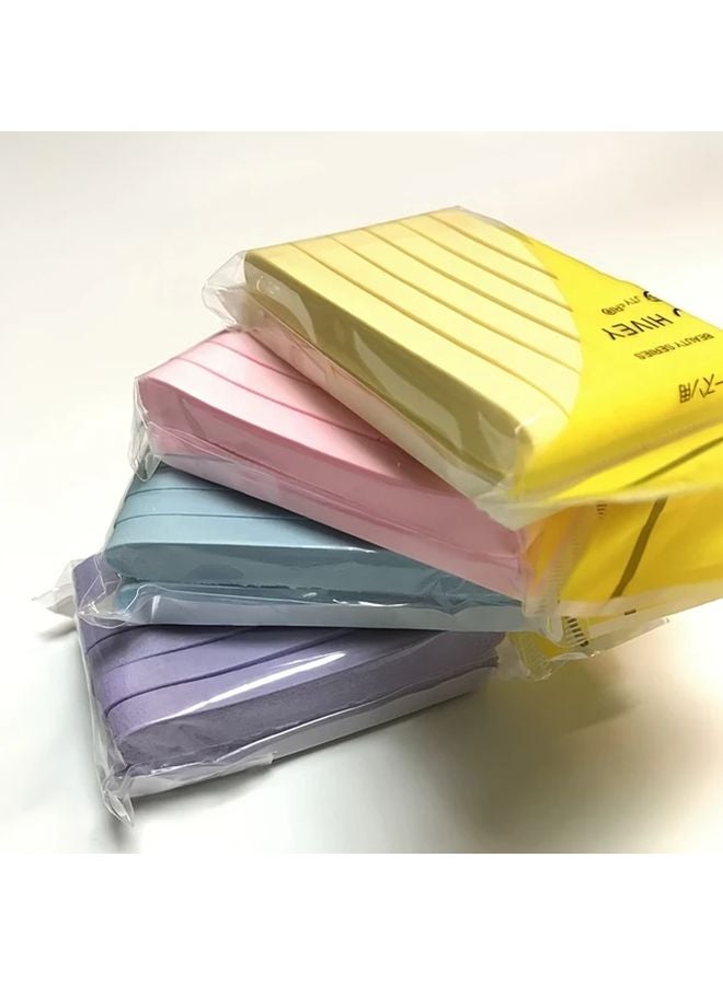 12 قطعة من الإسفنج الوجهي الأزرق المضغوط لإزالة المكياج ناعم ومتين - Image 4