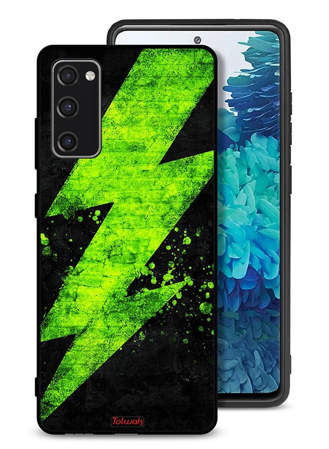 Tolwak Samsung Galaxy S20 FE Protective Case Cover Electric Pattern - Image 1