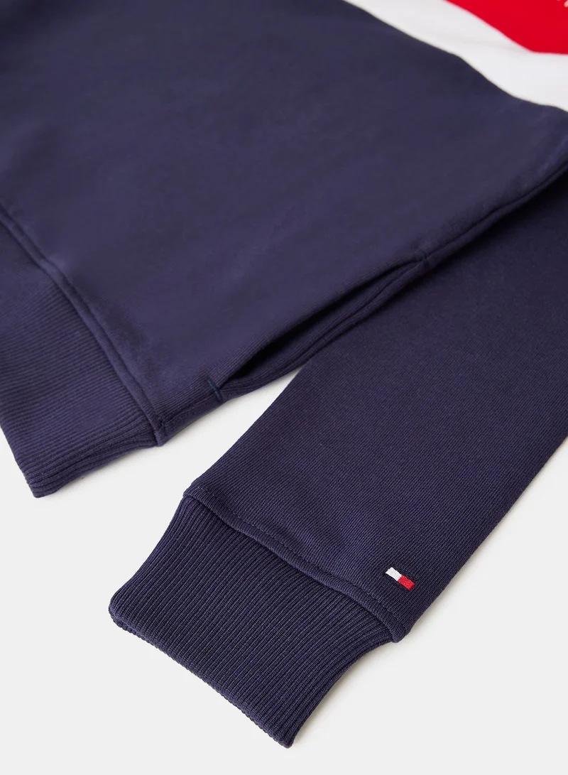 TOMMY HILFIGER Kids/Teen Colourblock Hoodie And Pants Set
