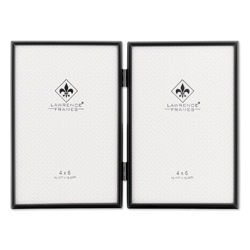 Lawrence Frames Metal Frame, Simply, Black, 4x6 Double - Image 1