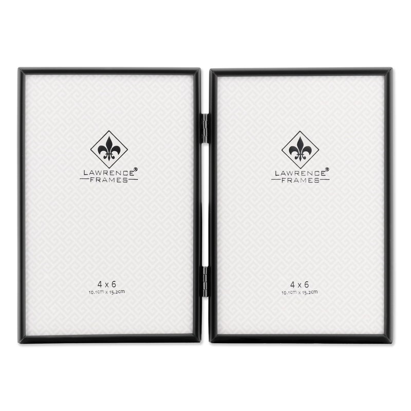 Lawrence Frames Metal Frame, Simply, Black, 4x6 Double - Image 3