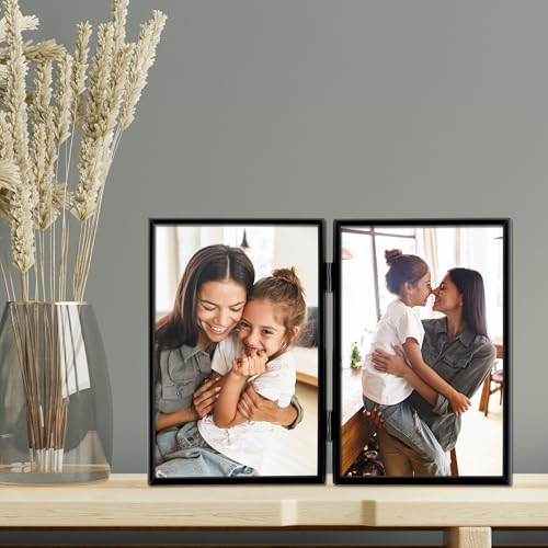 Lawrence Frames Metal Frame, Simply, Black, 4x6 Double - Image 2