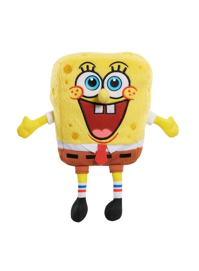 Spongebob Squarepants دميّة سبونج بوب سكوير بانتس بحجم 7 إنش، حجم قابل للجمع ممتع، حيوان محشو، ألعاب للأطفال من عمر 3 سنوات فما فوق بواسطة جاست بلاي - Image 2