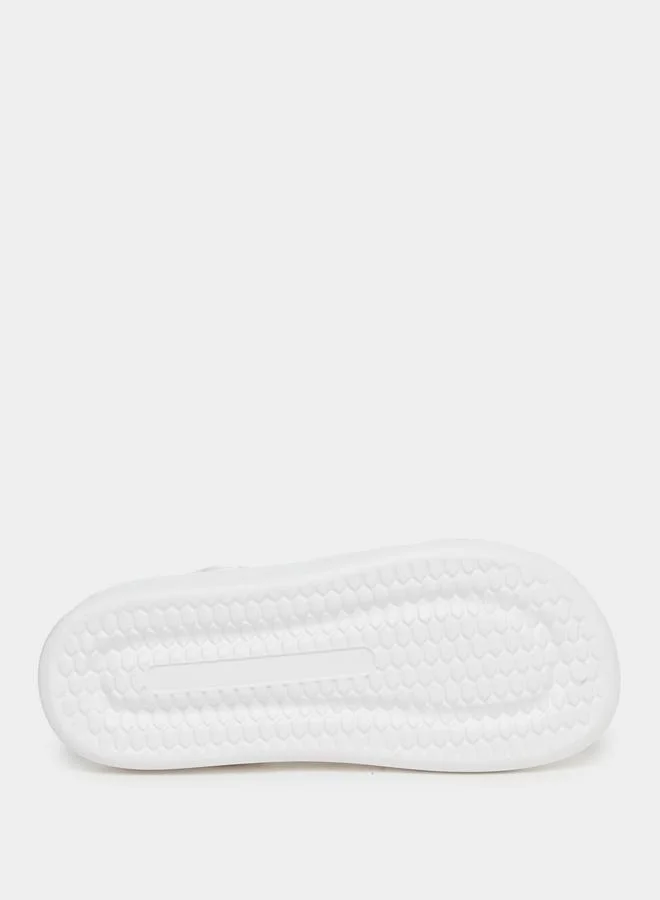 تايك تو Take Two Vamp Perforated Solid Heel Strap Clogs