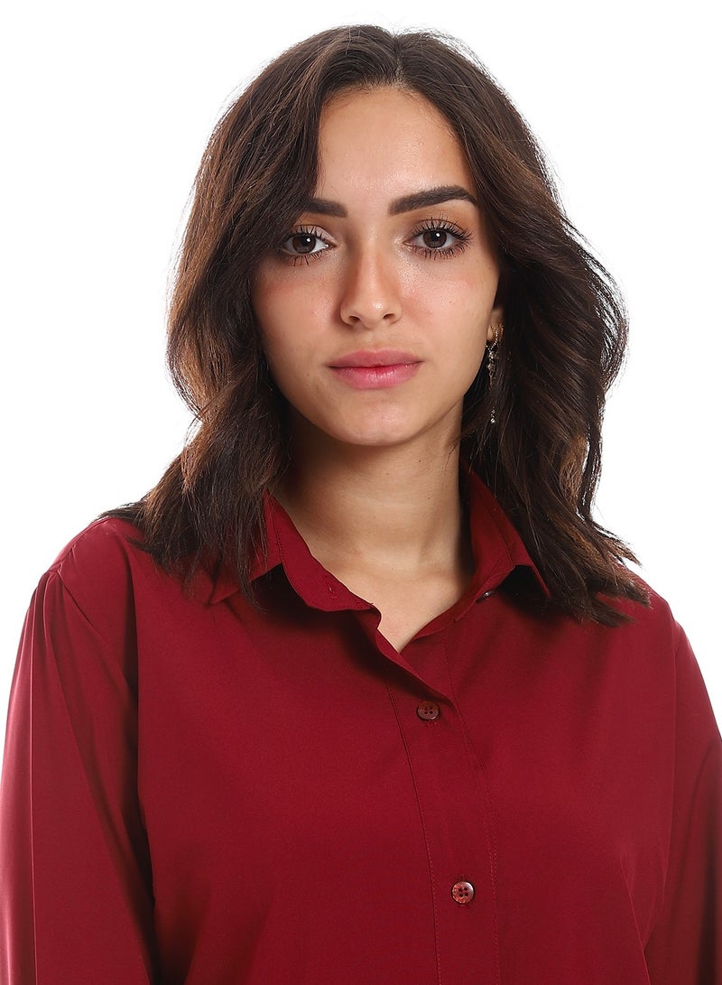 Master Jeans Women Long sleeve buttoned down shirt - Image 3
