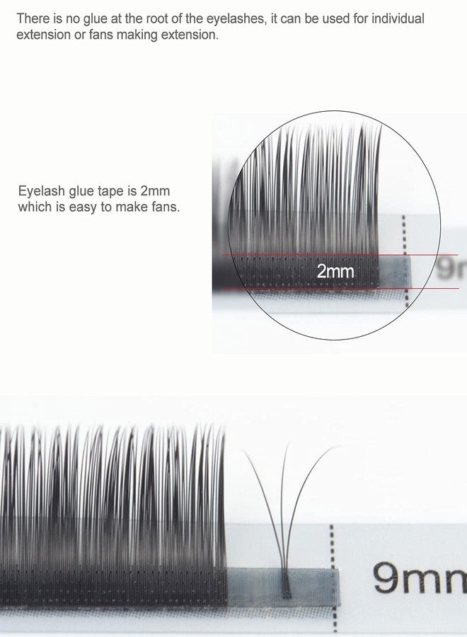 NAGARAKU Laser Beehive Eyelash Extension Longer Lasting Individual Matte Black Clusters16 Rows Beauty Salon Eyelash Makeup (Length - 8, Thickness-0.07mm Curl - D) - Image 5