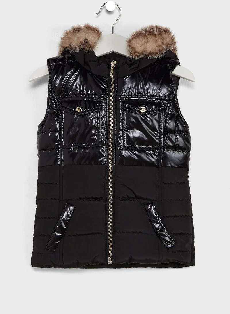 RIVER ISLAND Kids High Shine Gilet