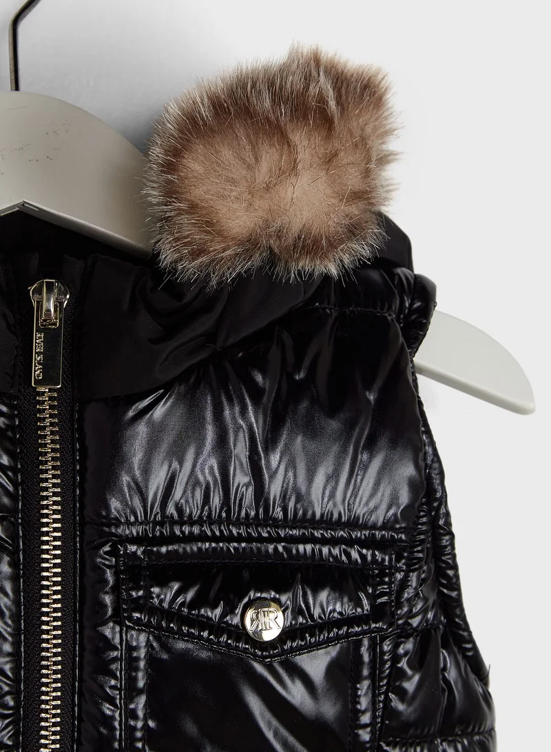 RIVER ISLAND Kids High Shine Gilet
